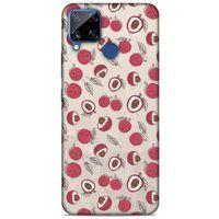 Frutix Lychee 01 Oppo Realme C15 Kılıf Desenli Silikon