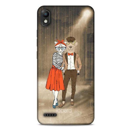 LG K20 2019 Kılıf FunnyMaX (31) TPU Kılıf Kahverengi