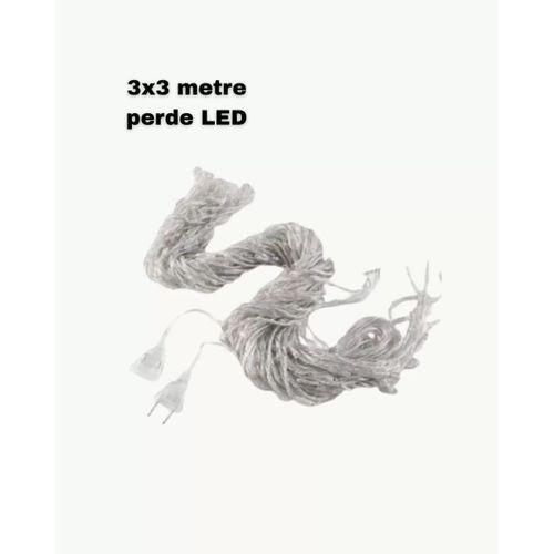 3x3 Led Işık Perdesi Şelale Model İç Dış Mekân Dekorasyonu