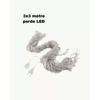 3x3 Led Işık Perdesi Şelale Model İç Dış Mekân Dekorasyonu