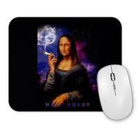 Mona Galaxia Fire Mouse Pad