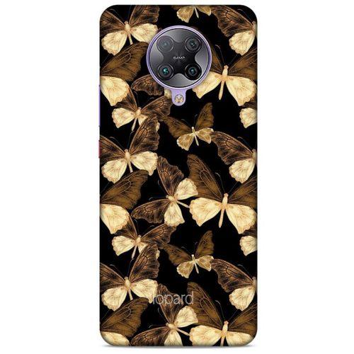 Xiaomi Poco F2 Pro Kılıf Kelebek Etkisi (41) Tank Kılıf Bej Yeşil