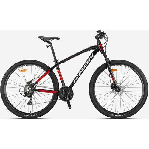 Kron XC100 Hidrolik Disk 24 Jant Dağ Bisikleti Mat Siyah-Kırmızı