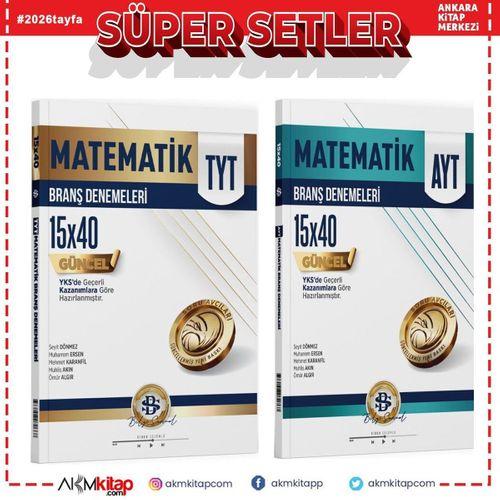 Bilgi Sarmal TYT ve AYT Matematik Deneme Seti 2 Kitap