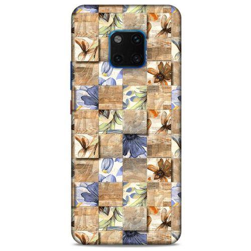 Huawei Mate 20 Pro Kılıf Baskılı Özel Seri Taşlı (47) Crystal Flex Kılıf