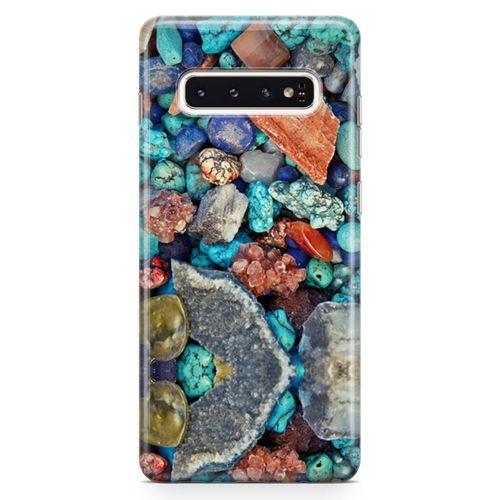Samsung Galaxy S10 Kılıf Pebbles Taşlı Arka Kapak Koruma Desenli Full Koruyucu