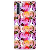 Lopard Oppo A91 Uyumlu Kılıf Sürreal Yüzler ♀ (2) Kabı Desenli