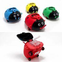 Uğur Böceği Tasarımlı Tekerlekli Çocuk Su Matarası Pipetli Ve Askılı Okul Suluğu Alk4656