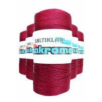 5 Adet Polyester Makrome İpi 1560 Bordo 100 gr