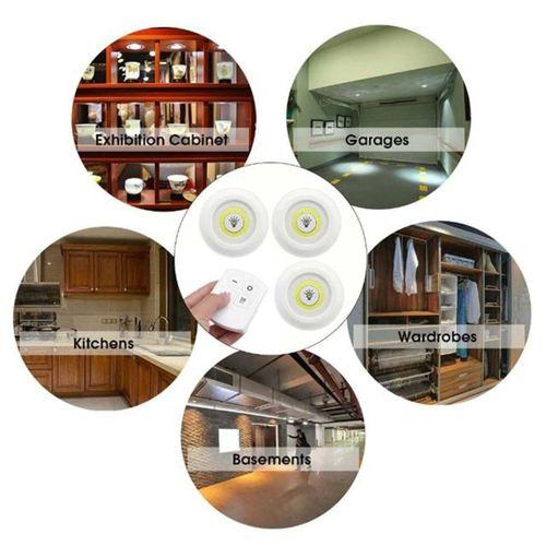 Powermaster PM-15084 Üçlü Kumandalı Pilli Dokunmatik Portatif Cob Led Işık Aydınlatma