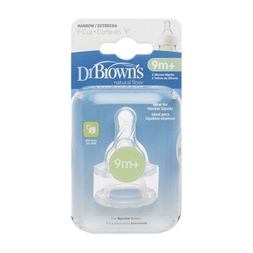 Dr Brown's Dr Brown's Dar Ağız Y Kesim 2Li Silikon Biberon Emziği