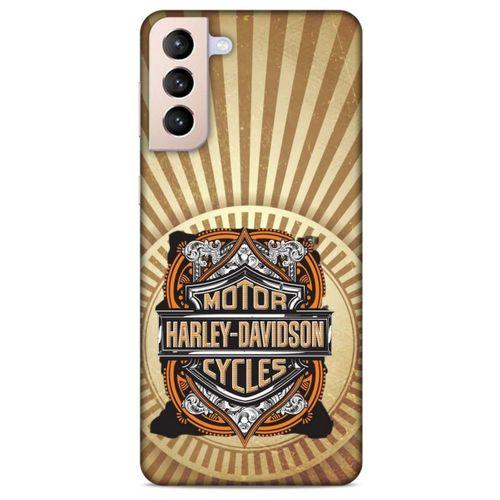 Samsung Galaxy S21 Plus Uyumlu Kılıf Motorsiklet (5) Koruma Kabı Harley Davidson