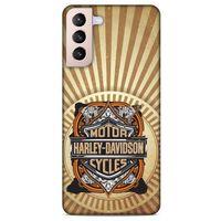 Samsung Galaxy S21 Plus Uyumlu Kılıf Motorsiklet (5) Koruma Kabı Harley Davidson