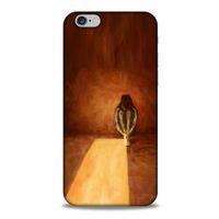 Apple Iphone 6S Kılıf Depresyon (47) Crystal Flex Kılıf Siyah Kırmızı