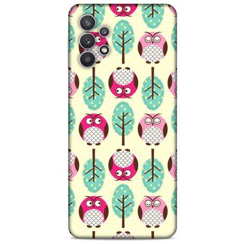 Lopard Samsung Galaxy A32 Uyumlu Kılıf Baykuşlar (30) Silicone Case