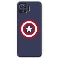 Oppo Reno 4 Lite HD Baskılı Kılıf + 9D Tam Ekran Koruyucu - Captain!