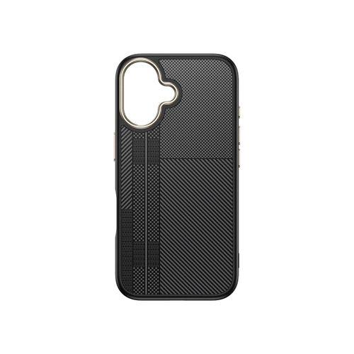 Apple iPhone 16 Plus Kılıf M-safe Şarj Özellikli Karbon Fiber Görünümlü Zore Antina Kapak