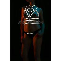 Reflektörlü Göğüs Üzeri Harness Karanlıkta Parlayan Harness - APFT430