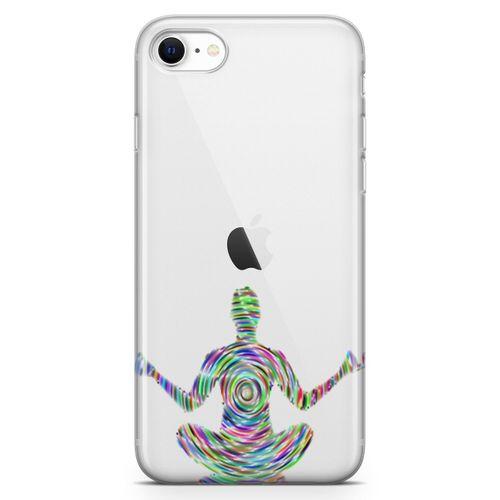 Apple iPhone SE 2020 Kılıf Yoga Sever Arka Kapak Koruma Desenli Full Koruyucu