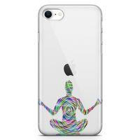 Apple iPhone SE 2020 Kılıf Yoga Sever Arka Kapak Koruma Desenli Full Koruyucu