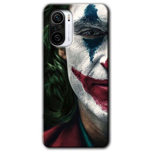 MRCİLETİSİM Xiaomi Redmi K40 Kılıf HD Desen Baskılı Arka Kapak + Temperli Cam - Joker