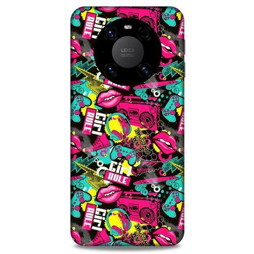Lopard Huawei Mate 40 Pro Uyumlu Kılıf Graffitix (27) Tasarımlı Kılıf