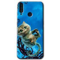 General Mobile GM 10 Kılıf HD Desen Baskılı Arka Kapak - Çılgın Kedi