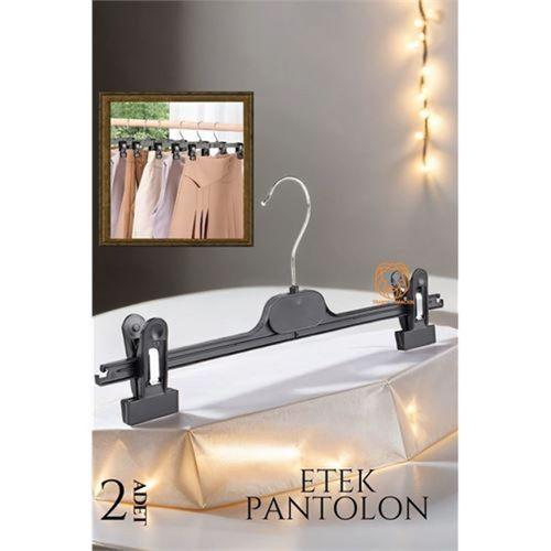 Modacar Etek Pantolon Eşarp Kıskaçlı Askı 2 Lİ SET