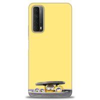 Huawei P Smart 2021 Kılıf HD Baskılı Kılıf - Lögar + Tam Ekran Koruyucu