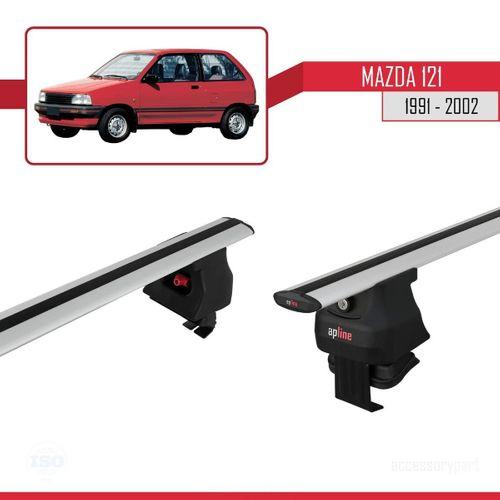 Mazda 121 1991-2002 Arası ile uyumlu ACE-4 Ara Atkı Tavan Barı GRİ