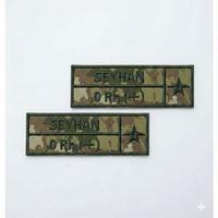 İHA sınıfı kamuflaj İsimlik 2 ADET - İHA isimlik