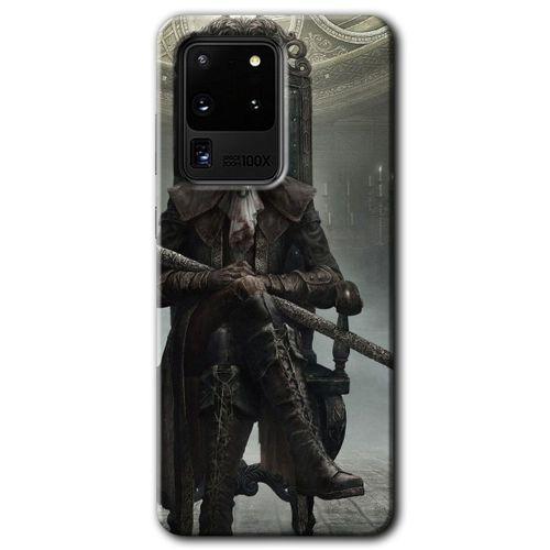 Potkal Hediye Fabrikası Samsung Galaxy S20 Ultra Kılıf HD Desen Baskılı Arka Kapak - Bloodborne Hunters