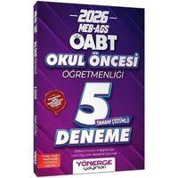 2026 ÖABT MEB AGS Okul Öncesi Öğretmenliği 5 Deneme Yönerge
