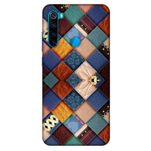 Xiaomi Redmi Note 8 Kılıf Patchwork (31) TPU Kılıf Karışık Renkli