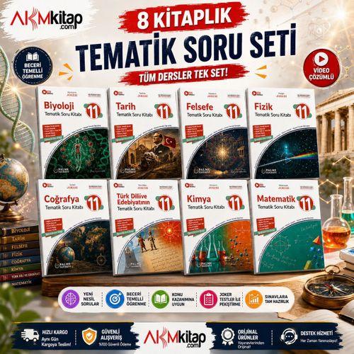 Palme Yayınları 11. Sınıf Joker Tematik Soru Bankası Seti 8 Kitap