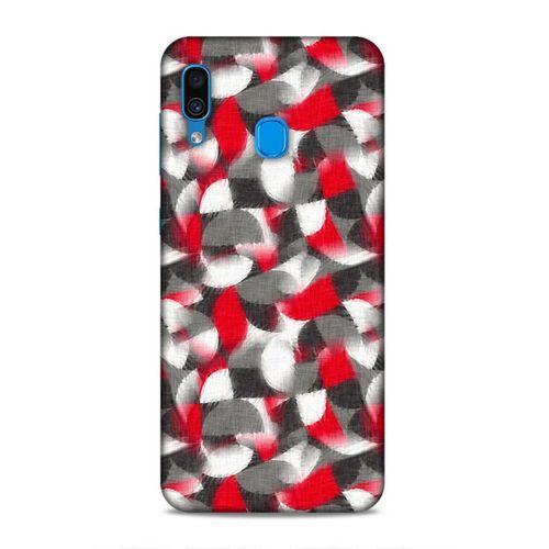 Samsung Galaxy A30 Uyumlu Kılıf Romans (38) Neo Hybrid Kılıf Kırmızı Gri
