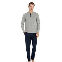 Kly Midi Yaka Erkek Uzun Kollu Kışlık Pijama 9250