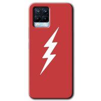 BeRa Aksesuar Realme 8 Pro Kılıf Baskılı Kapak - Flash Logo +Tam Kaplayan Mat Seramik