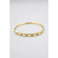 Taşlı Vip Bilezik - Altın