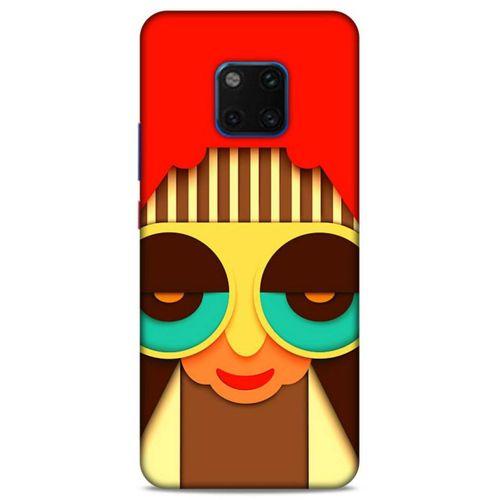 Lopard Huawei Mate 20 Pro Uyumlu Kılıf Soyut Sanat (5) Baskılı Koruma Kabı