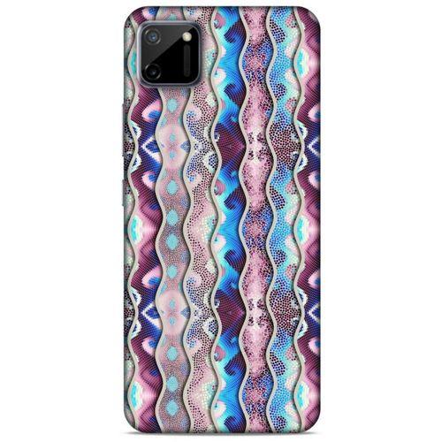 Oppo Realme C11 Kılıf Baskılı Özel Seri Taşlı (31) TPU Kılıf