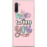 Samsung Galaxy Note 10 Kılıf HD Baskılı Kılıf - Who You + Tam Ekran Koruyucu