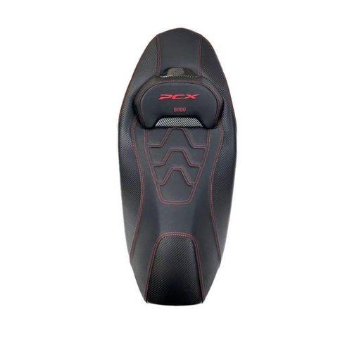 HONDA Honda Pcx 2021 - 2025 Uyumlu Spor Bel Destekli Kırmızı Koltuk Sele