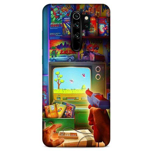 Retro (25) Desen Antişok Kapak Renkli Xiaomi Redmi Note 8 Pro Kılıf
