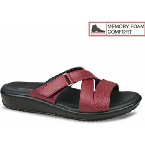 Ceyo 9200-13ı Bordo Ortopedik Kadın Terlik