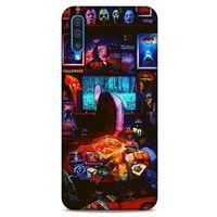 Retro (30) Desen Silicone Case Renkli Samsung Galaxy A30s Kılıf