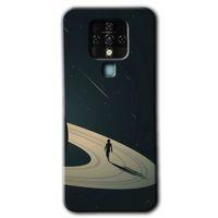 Tecno Camon 16 Kılıf HD Desen Baskılı Arka Kapak - Space Planet