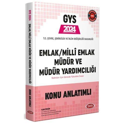 2024 GYS Çevre Şehircilik ve İklim Değişikliği Emlak ve Milli Emlak Müdür Yardımcılığı Konu Anlatımlı Data Yayınları