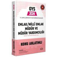 2024 GYS Çevre Şehircilik ve İklim Değişikliği Emlak ve Milli Emlak Müdür Yardımcılığı Konu Anlatımlı Data Yayınları