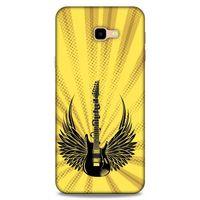 Lopard Samsung Galaxy J4 Plus Uyumlu Kılıf Tattoo's (41) Tank Kılıf Gitar Dövmesi